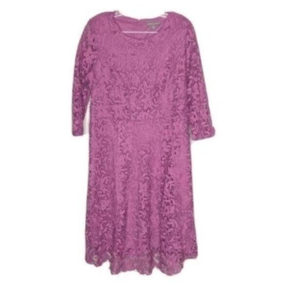 NWOT Jessica London Crochet Overlay Dress - Size 14W - Picture 1 of 5